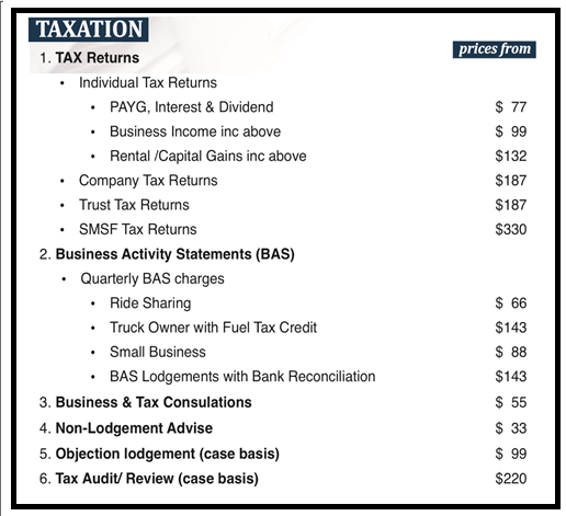 Taxation Services